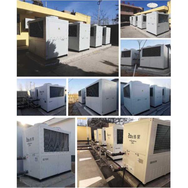 Теплового насоса хладоагента R744 Eco провод 5 дружелюбного трехфазный