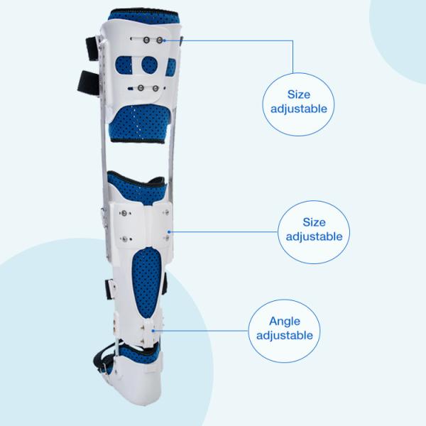 Knee Ankle Foot Orthosis Knee Joint Support Leg Fracture Orthopedic