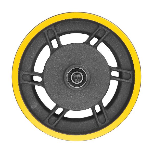 Trottinette Électrique pour Adultes Max G30 10 pouces Pièces de Scooter de Moyeu de Roue Avant Anneau en Acier de Roue Avant Kit de Montage pour Trottinette Électrique