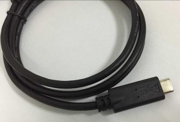 Customized Cell Phone Type C USB Cable White / Black / Colorful 10Gbps 5A 20V