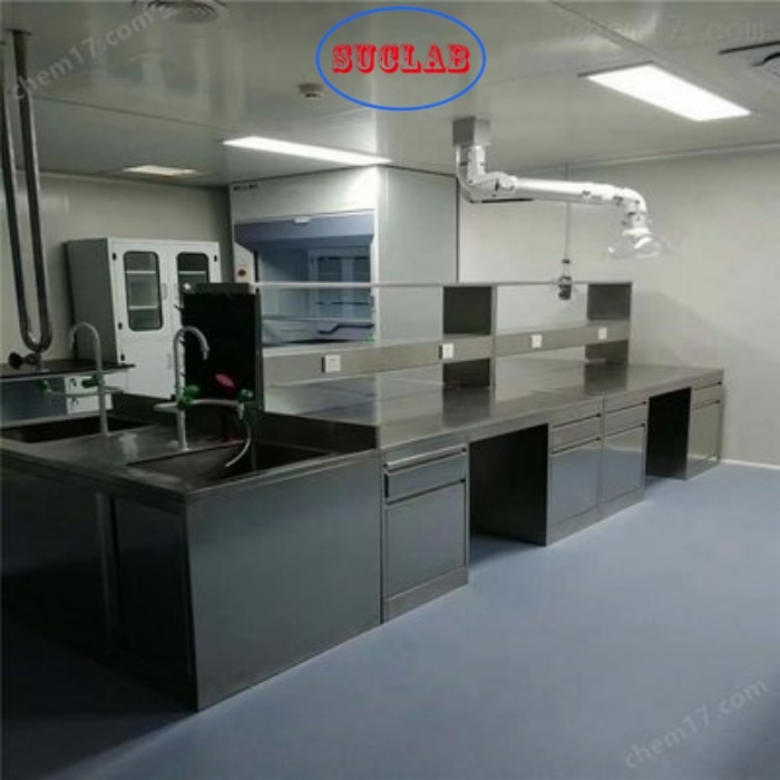 304 Stainless Steel Worktop Stainless Steel Lab Bench Silver Layer Number of Drawers As Drawing Practical Laboratory Furniture Solution