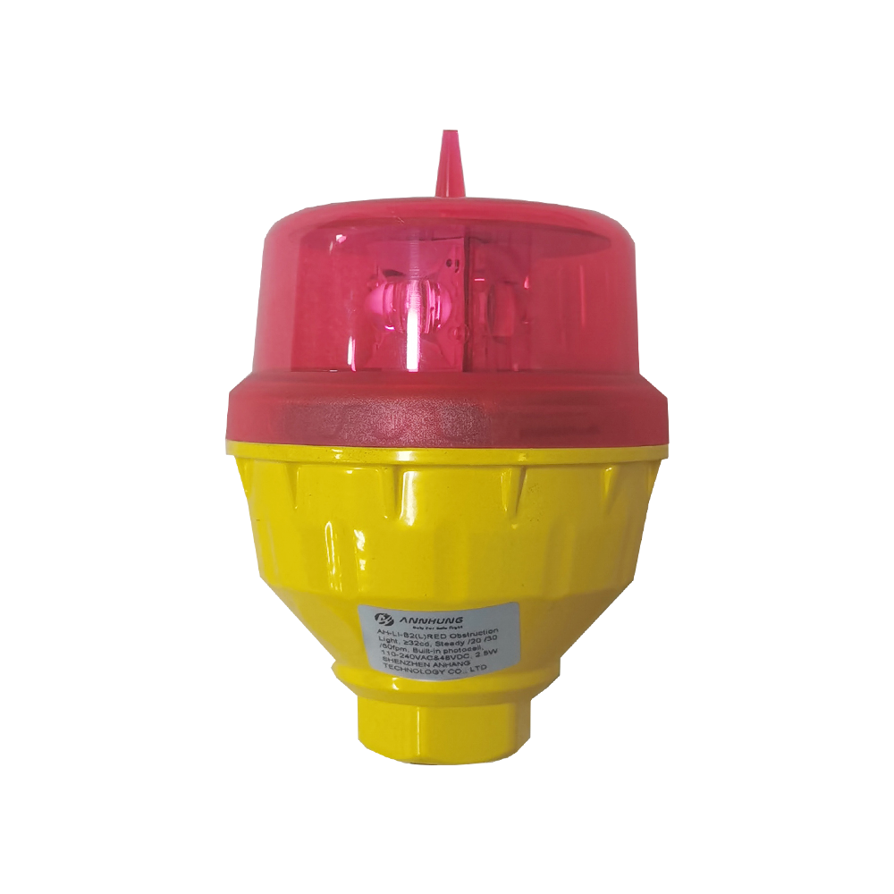 L810 Single Aviation Obstruction Light Type B 32.5cd Low-intensity IP66 Rated LED Aircraft Warning Light with 10-Year Life Expectancy