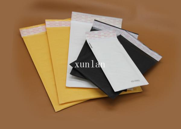 Multi Color Kraft Paper Bubble Mailers , High Security Courier Packing Bags