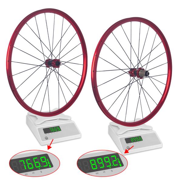 RUJIXU 27.5/29 Inch BMX Mountain Bike Wheelset with 24 Hole Aluminium Alloy Rim Disc Brake Wheelset