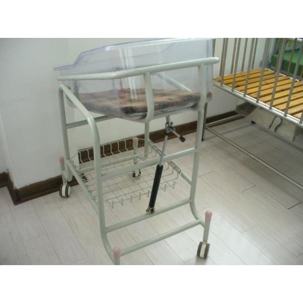 Pediatric Hospital Baby Bed For Infant , Hospital Baby Cot With Four Wheels