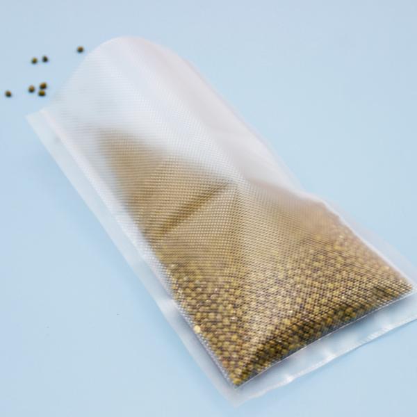 Clear Plastic Vacuum Storage Bags Packaging Custom Printed For Freezer Food