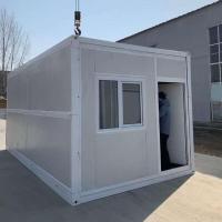Casas de contenedores plegables grises y blancas con panel de sándwich de 50 mm EPS Casas de contenedores plegables