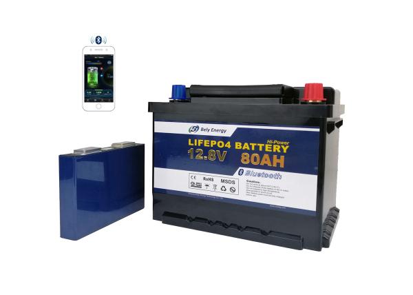 Yacht 12V 80AH Li Ion Phosphate Battery Motorhome Electric Tricycle Lithium Battery