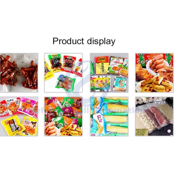 Rotary Food Vacuum Packing Equipment High Performance With Nitrogen Gas