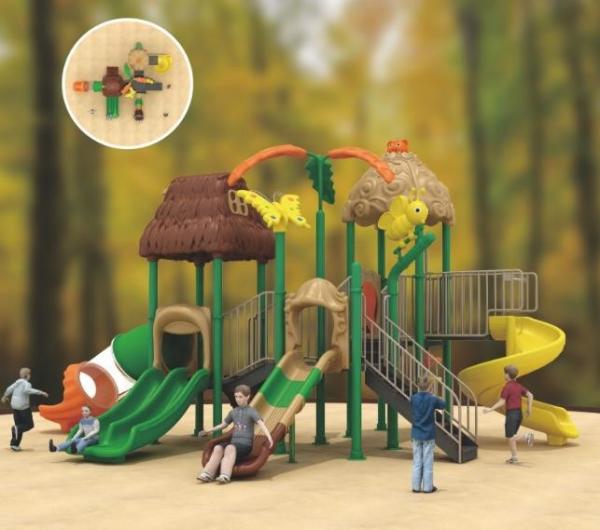 big set childrens outdoor play area nursery playground equipment