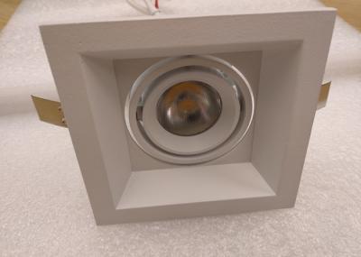 Shopping Mall 7 Watt Square LED Recessed Downlight 3000K Warm White CE CCC ROHS