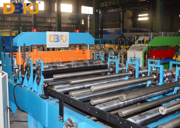 1000mm Galvanized Steel Roof Tile Forming Machine Hydraulic Cutting