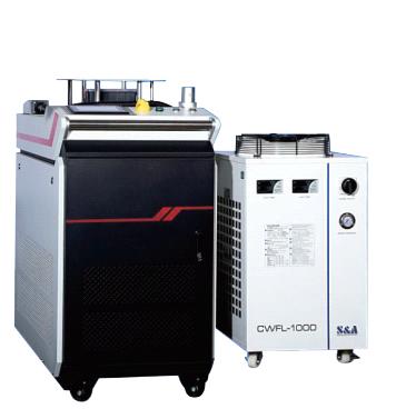 Fiber Continuous Laser Welding Machine with Handheld/fixed laser welding torch, Laser wavelength 1074nm