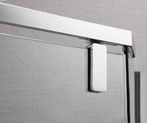 Accessoires de salle de douche anti-abrasion facile à installer Fermeture de porte de douche en verre