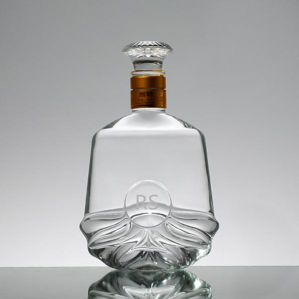 700ml Frost Treated Spirit Bottle for Alcohol in Beverage Industry
