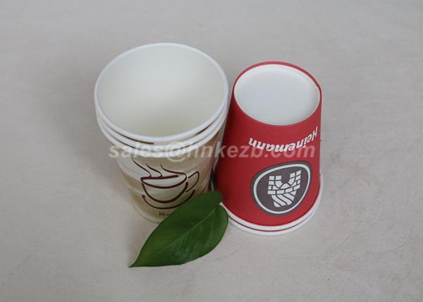 Colored Printed Singel Wall Paper Cups 12oz 380ml Coffee Cups Disposable With Lids