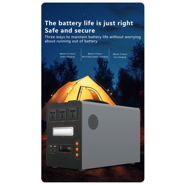 60Hz 1000 Watt solar energy generator For Camping And Emergency Backup