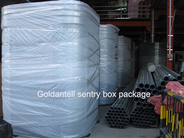 Steel Security Guard House 2000x2500mm Prefabricated Toll Booth
