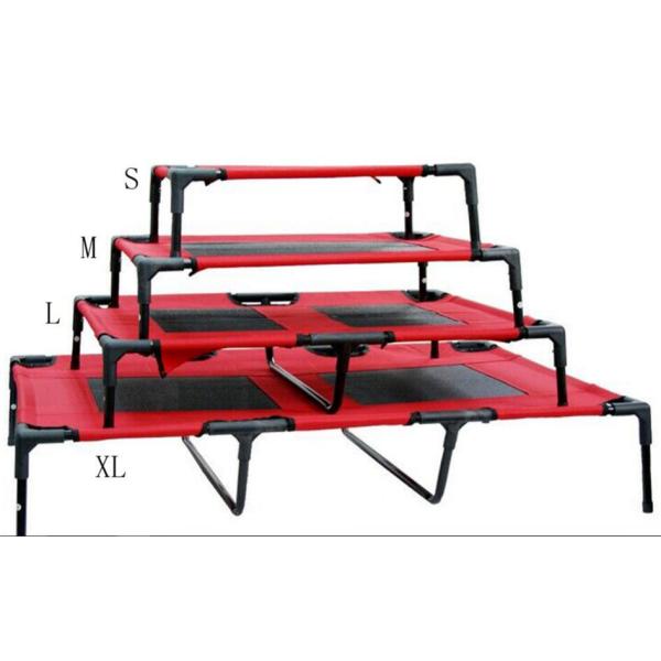 elevated dog bed for large dogs Steel-Framed Bed Cot with Knitted Fabric China Factory