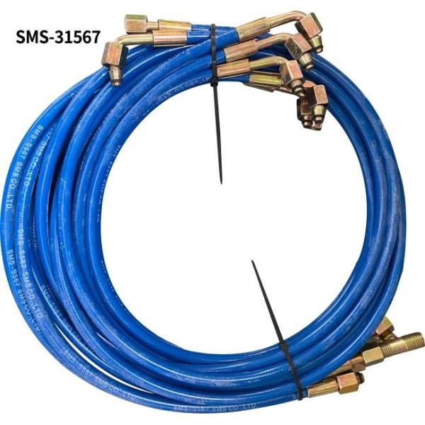 L'assemblage de tuyaux hydrauliques de cabine de levage de tuyau DZ1643820011/13/06/8200/0005 pièces de camion SHACMAN