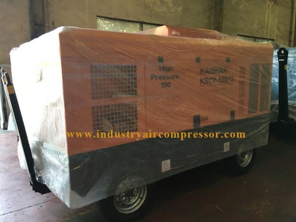 1 Years Warranty Portable Screw Air Compressor Mobile Air Compressor For Mining