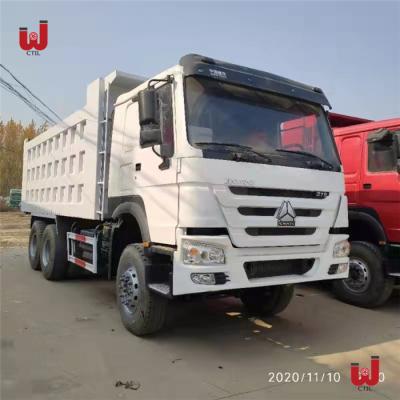 Caminhão basculante resistente de Tipper Used HOWO 371hp 375hp 6X4 10wheelers da segunda mão