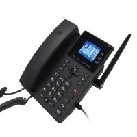 4G / WiFi SIP Telefone de escritório Fixado Fixado 2.4'' Color LCD 1000mAh Bateria