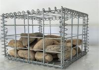 50x100mm Malha de Abertura Gabião Soldada Galvanizada Gaiola de Pedra