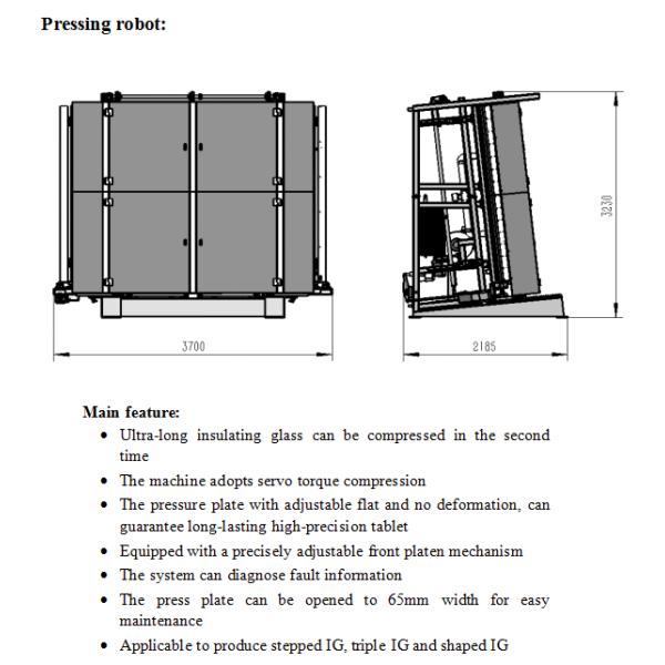Automated Double Glazing Machinery , Hollow Glass Making Machine CE Certification