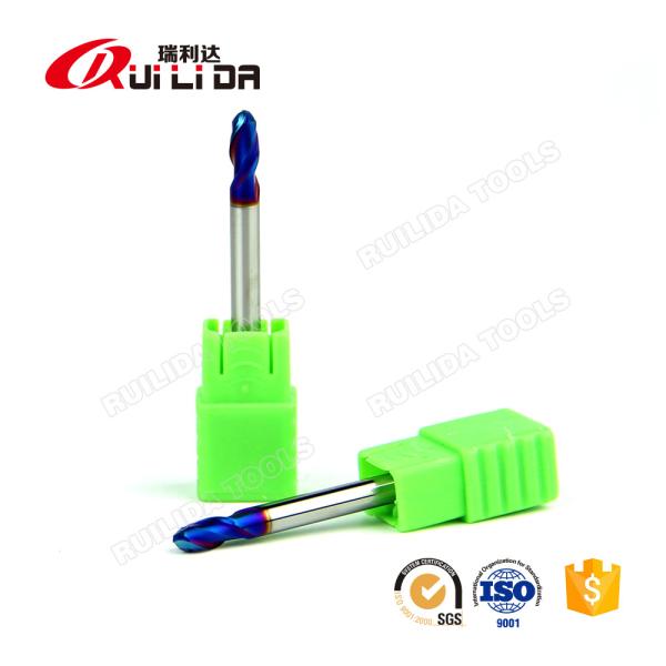 4mm 1/8 Inch Ball Nose Router Bit Hrc65 End Mills For Hardened Steel