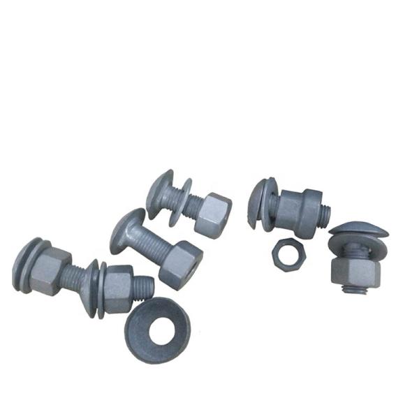 Hot Dipped Galvanized Steel Guardrail Bolt and Nut for Multi-functional Stanchion