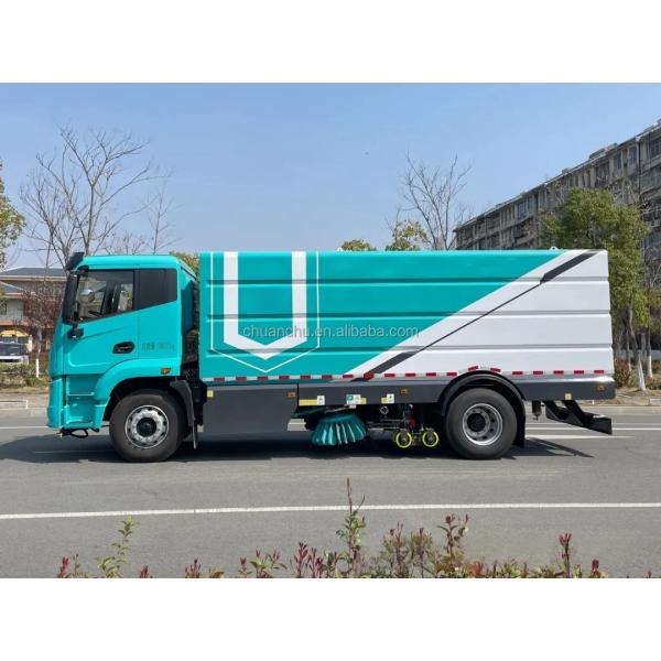 18T Durable Road Sweeper Truck Washing and Sweeping Electric Truck