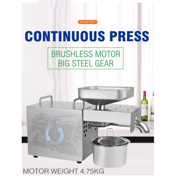 Automatic Grade High Yield Canola Oil Extraction Machine for Home Oil Press/Coconut Oil Squeezer
