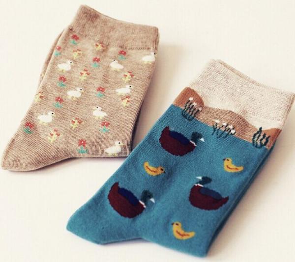 cotton young women tube socks