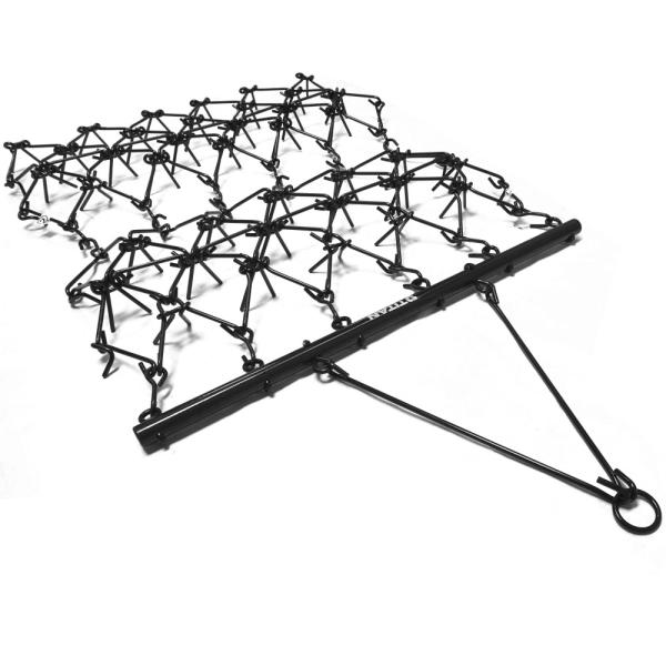 Professional Precision Black Steel Fence Chain Link Drag Harrow 4.5' X 5'