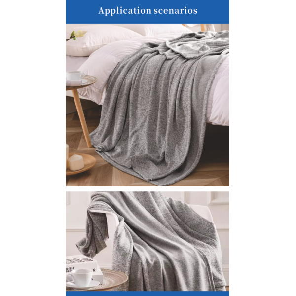 US Warehouse FREE Shipping Wholesaler Sublimation Blanks Hot Sales Sublimation Grey Blankets Adult Baby Blanket All Seasons