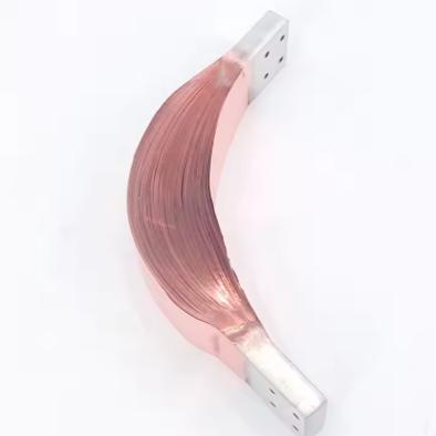 Flat Flexible Soft Laminated Copper Bus Bar Connector 100-200A