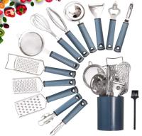 Utensilios de cocinar de Antiscalding para el Cookware de acero inoxidable 12pcs inodoro