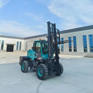 4x4 Diesel Engine Forklift Articulated Rough 3.5 Ton 5 Ton 7 Ton Terrain