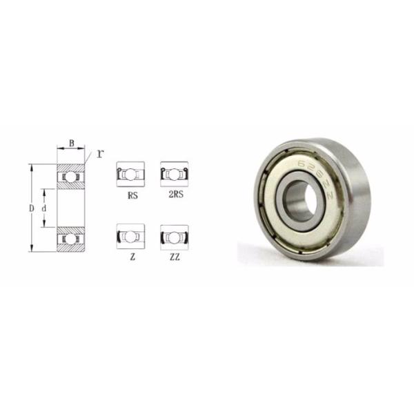 Low Friction Deep Groove Ball Bearings ABEC-1 Skateboard Ball Bearings