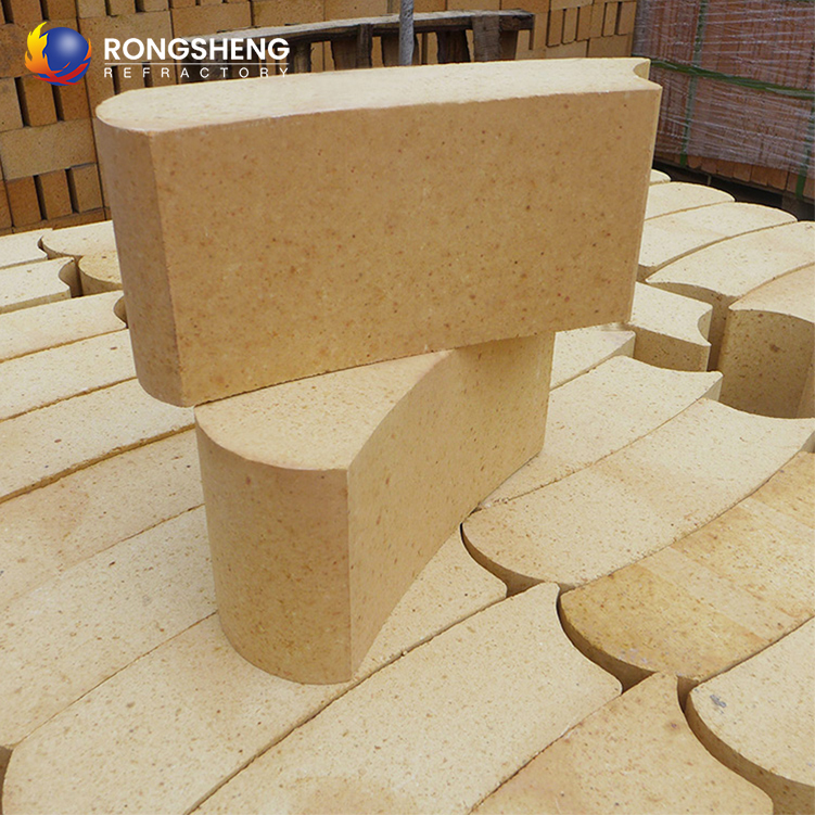 Rongsheng High Temperature High Alumina Brick LZ-55 LZ-65 LZ-75 Firebrick 1770C Heavy-Duty Refractory Bricks For Kiln Furnace