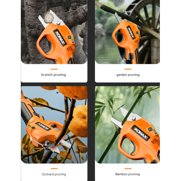 Electric Lopper & Branch Cutter, Cordless Power Pruner for Thick Branches, Charging Garden Tool for Orchard