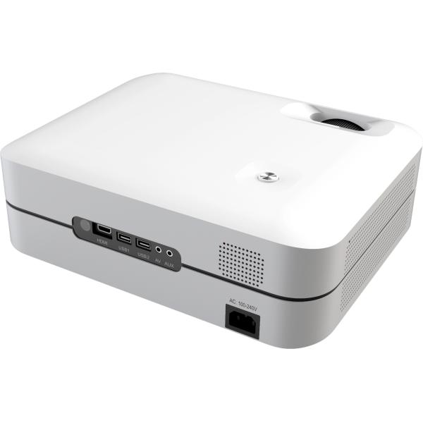 репроекторы 1080P LCD FHD мини портативные для домашнего серого цвета гостиницы 4K