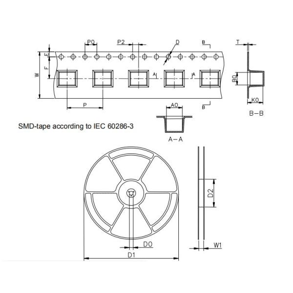 Arrester пульсации газовой лампы электрода 5KA 1.0pF для широкополосного оборудования