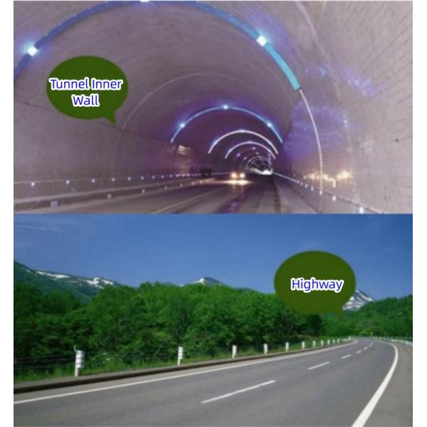 Тоннель 3D-композитной дренажной сети шириной 4 м для водоотведения в строительной технике