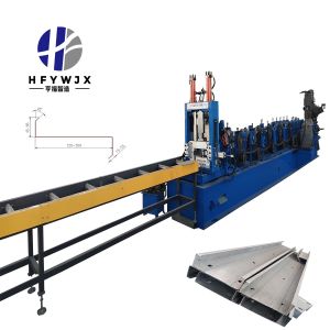 22KW CZ Steel Purlin Roll Forming Machine Compact Design By PLC Control