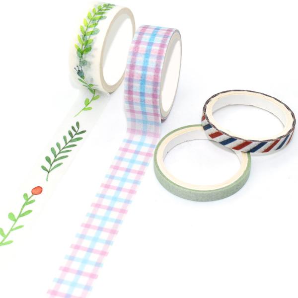 Custom Adhesive Self Masking Washi Tape For Bullet Journals Decoration