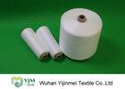 100 Percent Crease Resistant Polyester Yarn Z Twist Ring Spinning Bright Raw White Yarn