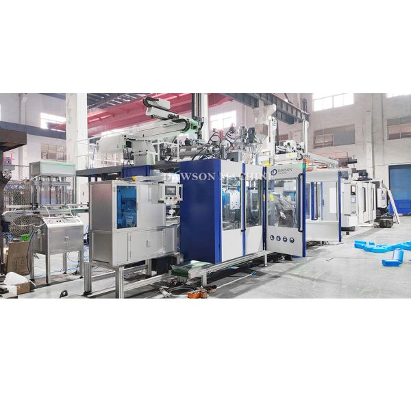 Automatic DSB90II Double Station Blow Molding Machine with Triple Screw for 5L Containers