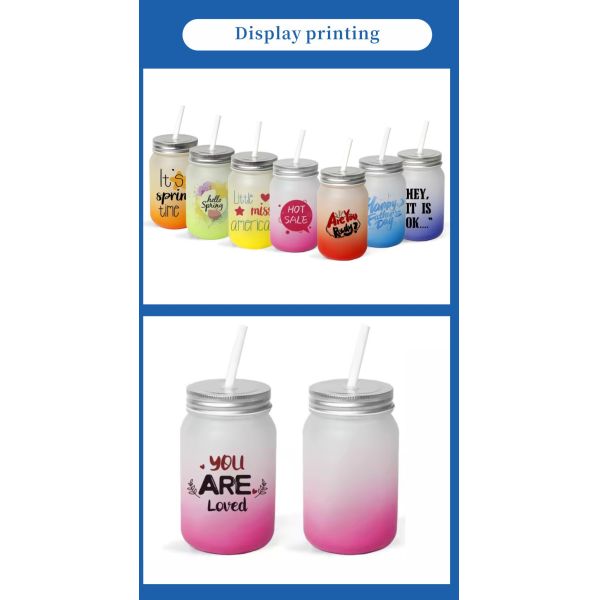 Sublimation Tumbler for Business & Promotional Gifts Cola Can Glass Cup with Gradient Design for Customized Designs